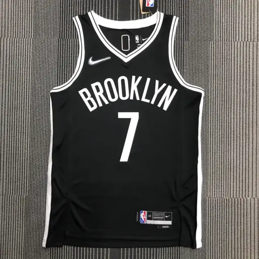 75 aniversario Los Nets negro número 7 Durant