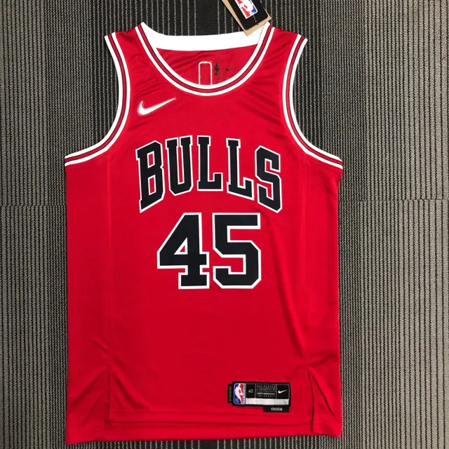 75 aniversario Bulls rojo número 45 Jordan