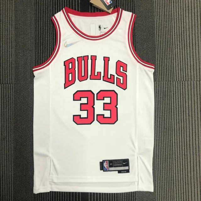 75 aniversario, Bulls, blanco, número 33, Pippen