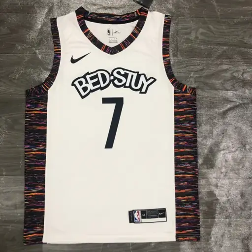 Temporada 20 Brooklyn Nets City Edition (camuflaje), blanco, nº 7 Durant