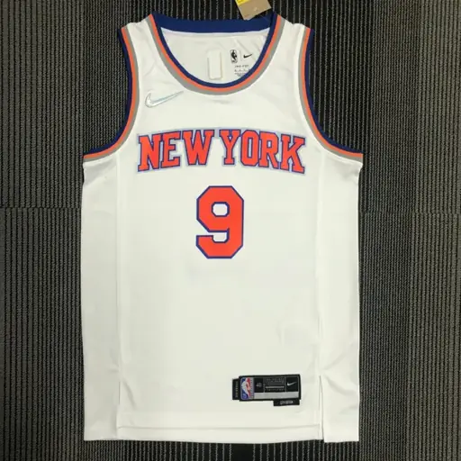 75 aniversario Knicks blanco número 9 Barrett