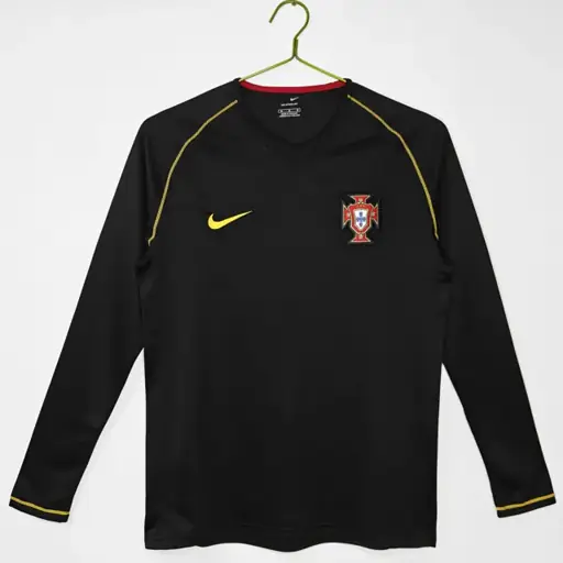 Manga larga: Temporada 2006 Portugal visitante retro 3B