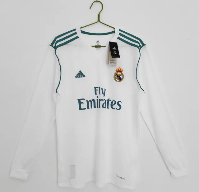 Manga larga: temporada 2017/18 Real Madrid camiseta de la primera equipación 3B