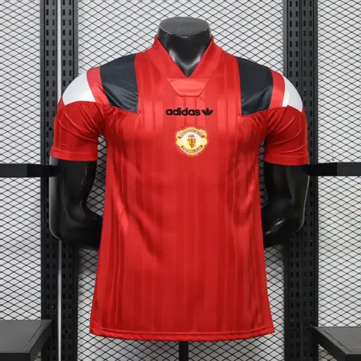 26. Camiseta informal retro roja del Manchester United Idol, tallas S-3XL