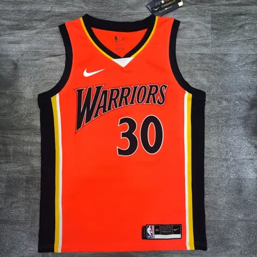 Golden State Warriors camiseta novato naranja n.º 30 Stephen Curry