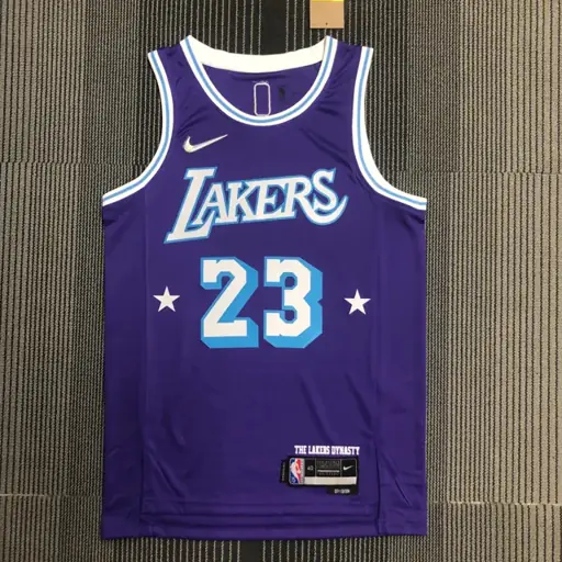 75º aniversario temporada 22 Lakers City Edition nº 23 James