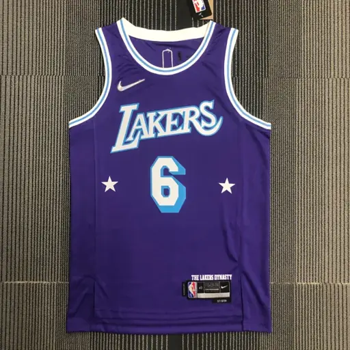 75º aniversario temporada 22 Lakers City Edition nº 6 James