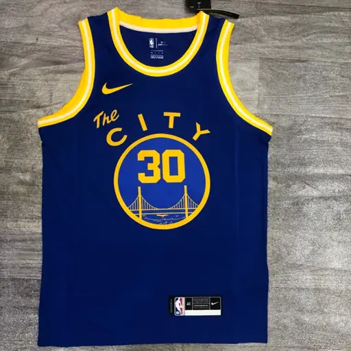 Temporada 21 Warriors de Golden State Edición Tranvía azul n.º 30 Stephen Curry