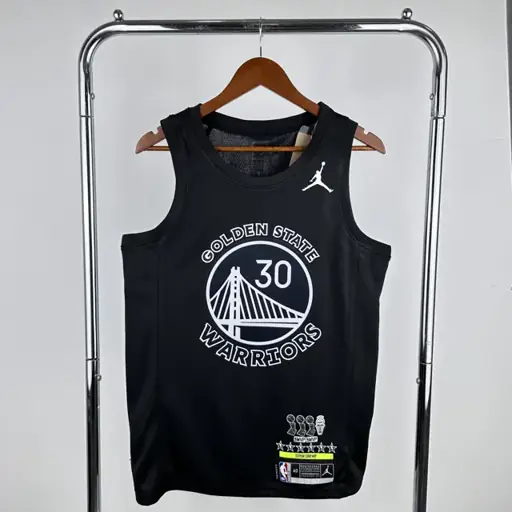 Warriors negro edición de honor n.º 30 Curry