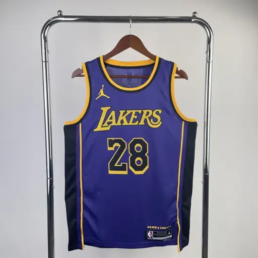 Personalizado sin cambios ni devoluciones: temporada 23 Los Angeles Lakers edición limitada Jordan nº28 Hachimura