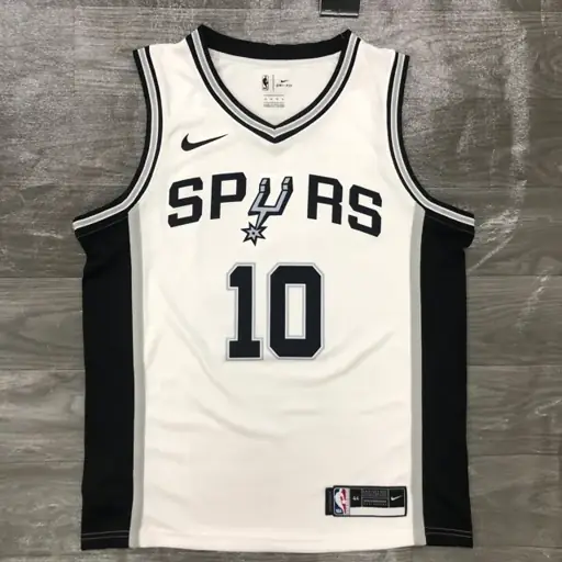 San Antonio Spurs blanco número 10 DeMar DeRozan