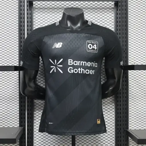 26-27 Bayer Leverkusen segundo partido fuera de casa, negro, S-2XL