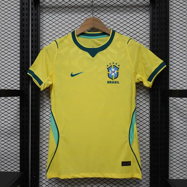 Versión jugador 26/27 - Mujer Brasil local (costuras prensadas) S a 2XL