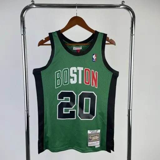 MN camiseta retro termoimpresa: SW Celtics partido en Italia nº 20 Ray Allen