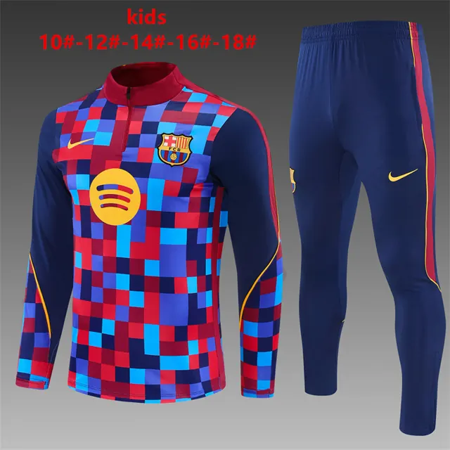 Niños 26/27 FC Barcelona rojo y azul [versión camuflaje]