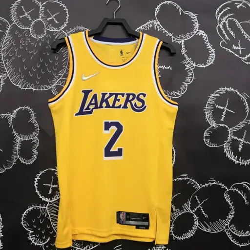 75º aniversario Lakers amarillo número 2 Irving