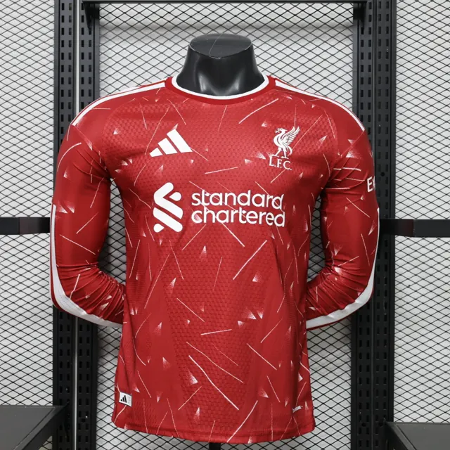 Versión jugador 26/27 Liverpool local manga larga S-3XL