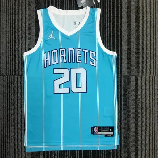 75 aniversario Hornets azul número 20 Hayward
