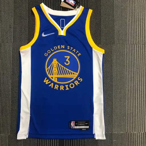 75 aniversario Warriors cuello en V azul número 3 Poole