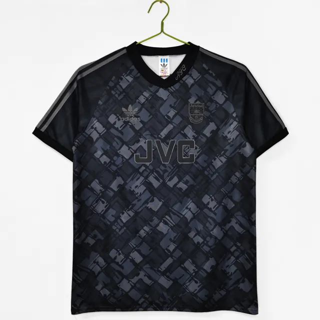 Temporada 1990/92 Arsenal visitante negro