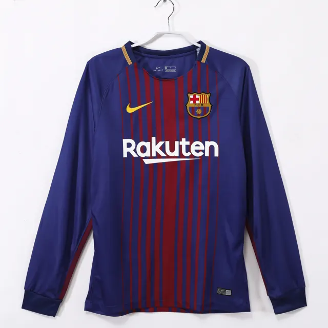 Manga larga: Temporada 2017/18 Barcelona local 3B