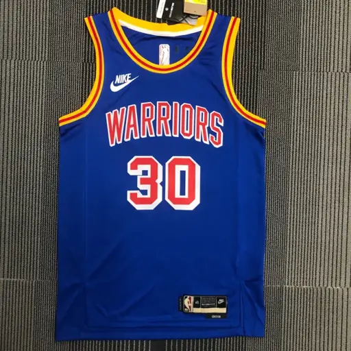 75º aniversario Warriors camiseta retro nº 30 Curry