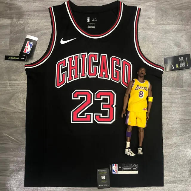 Chicago Bulls negro de cuello redondo nº 23 Jordan