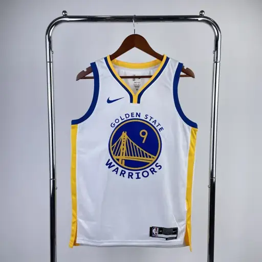 Temporada 23 Warriors cuello en V blanco número 9 Iguodala