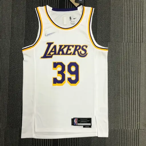 75 aniversario Lakers blanco número 39 Howard