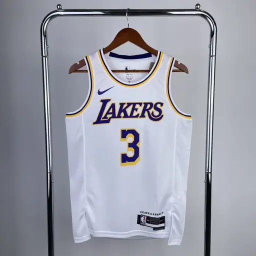 Temporada 23 Los Angeles Lakers cuello redondo blanco n.º 3 Davis