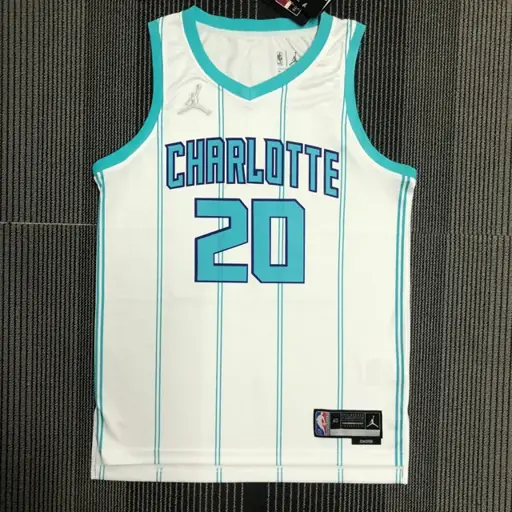 75 aniversario Hornets blanco número 20 Hayward