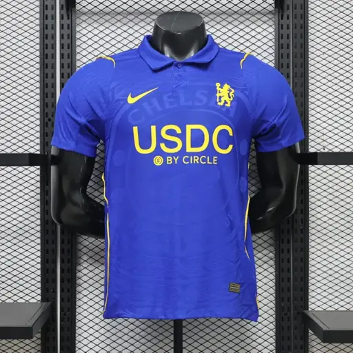 26-27 Chelsea Local Azul (con publicidad) Tallas 3-4 XL