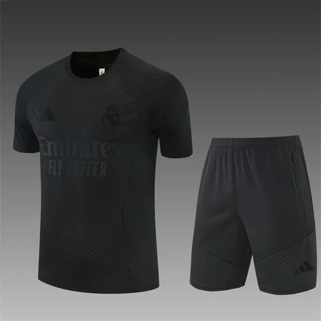 Camiseta de manga corta 26/27 Real Madrid negro (edición totalmente negra)