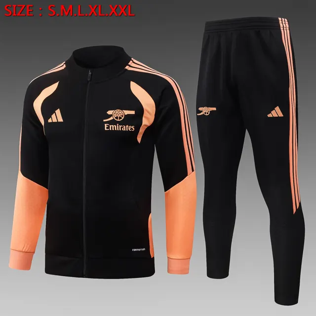 A26066# 2627 cremallera larga Arsenal negro (con naranja) - Arsenal