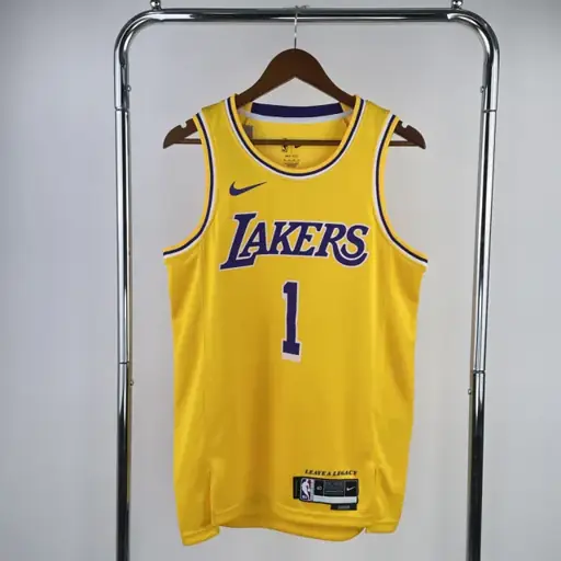 Lakers cuello redondo amarillo nº 1 Russell