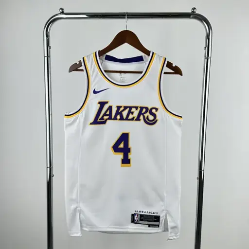 Temporada 23 Los Angeles Lakers Color blanco número 4 Knecht