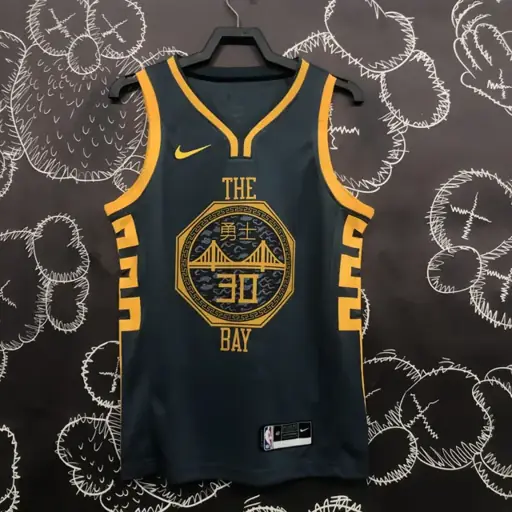 Temporada 18 Warriors gris Nº 30 Curry