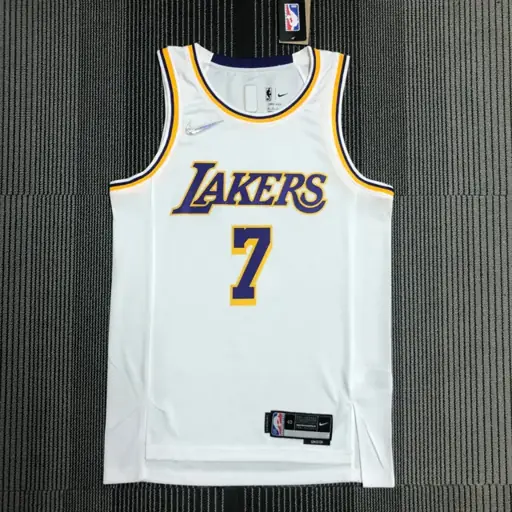 75 aniversario Lakers blanco número 7 Anthony