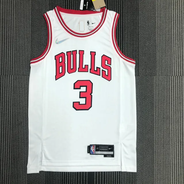 75 aniversario, Bulls, blanco, número 3, Wade