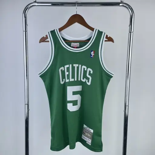 MN camiseta retro termotransferida: SW Celtics temporada 07/08 verde nº5 Garnett