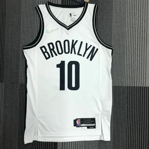 75 aniversario Nets blanco número 10 Simmons