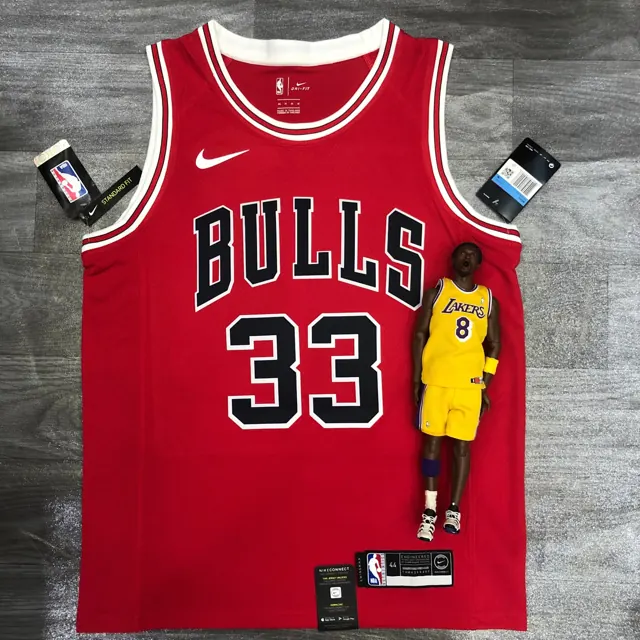 Bulls cuello redondo rojo nº 33 Scottie Pippen