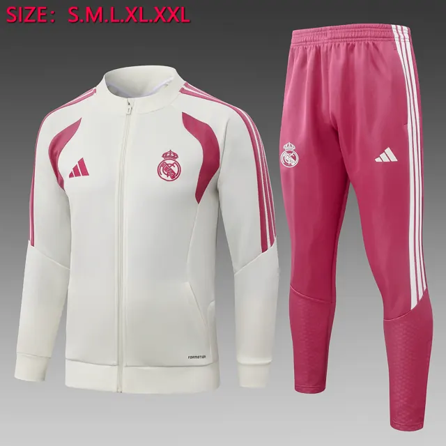 A26073# 26/27 cremallera larga Real Madrid beige - Real Madrid