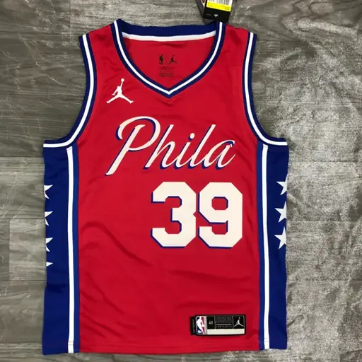 Temporada 21 76ers temática Jordan rojo nº 39 Howard