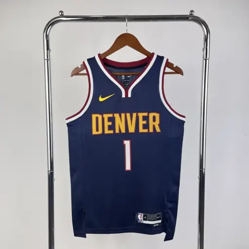 Temporada 23 Denver Nuggets azul marino n.º 1 Porter Jr.