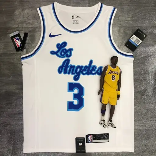 Los Angeles Lakers Noche Latina retro blanco nº 3 Davis
