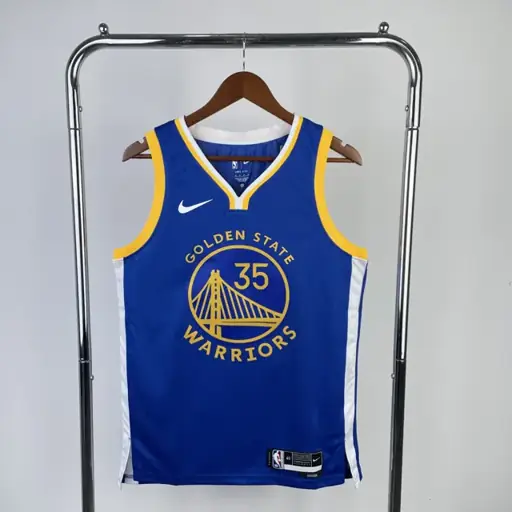 Temporada 23 Golden State Warriors visitante azul número 35 Durant