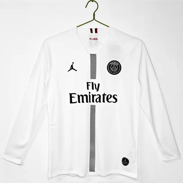Manga larga: Temporada 2018/19 Paris Saint-Germain visitante retro 3B