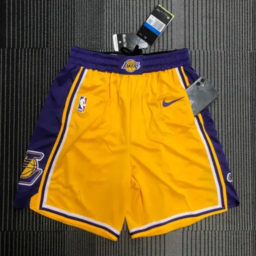 Lakers pantalones cortos amarillos