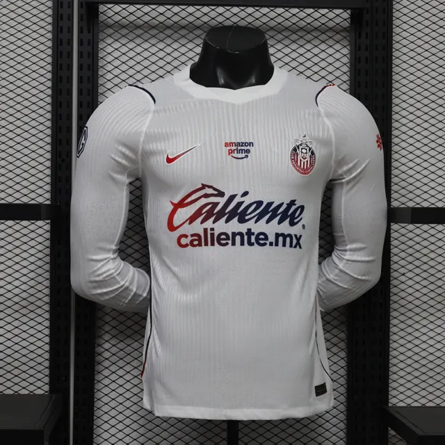 26-27 Chivas visitante de manga larga S-3XL